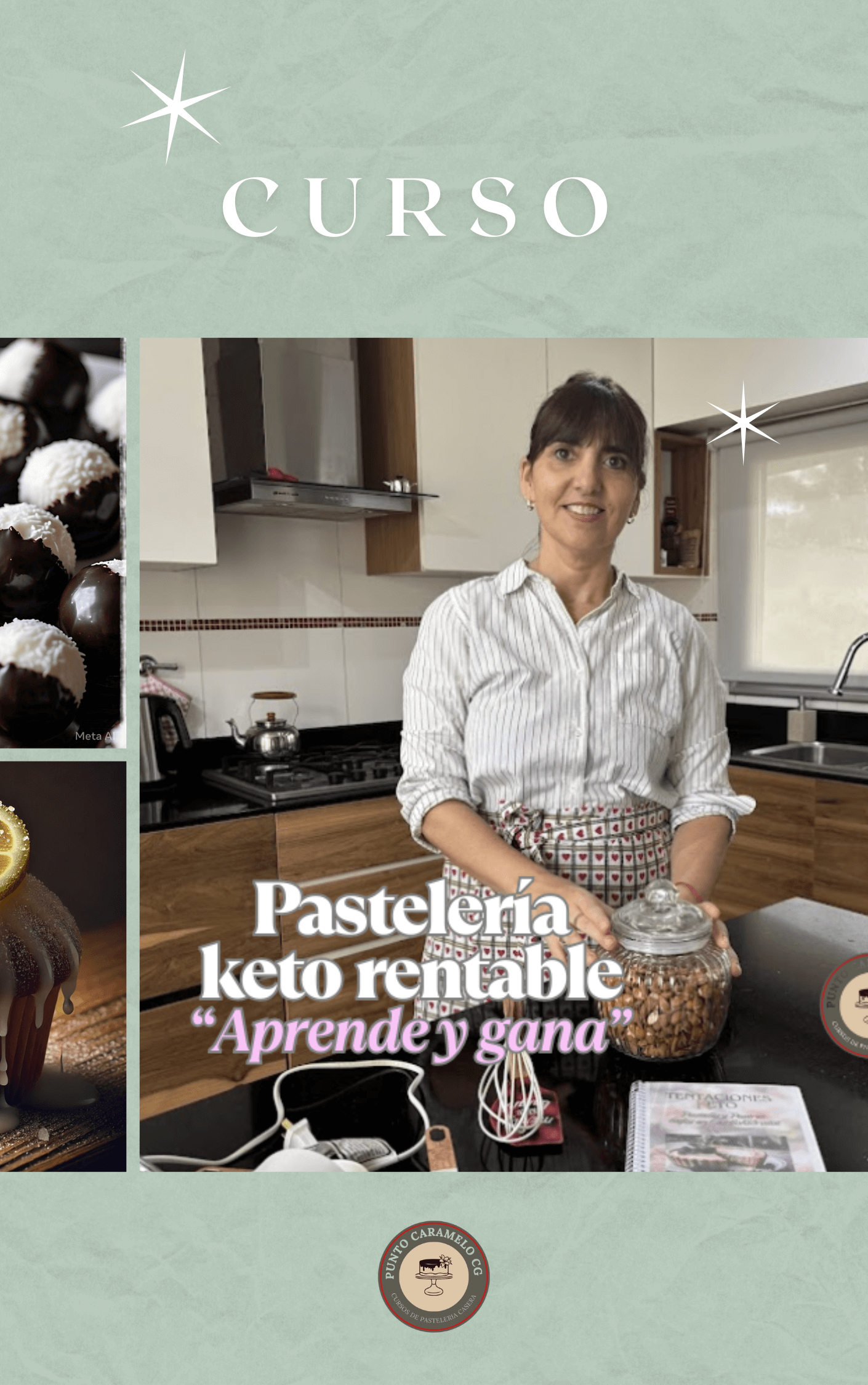 Formación en pastelería keto enfocada en obtener ganancias