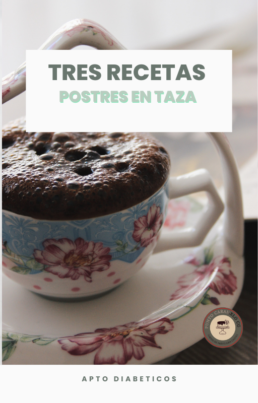 Postres Express Aptos para Diabéticos en Taza