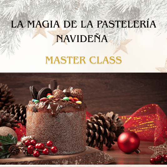 Masterclass de repostería navideña mostrando 4 postres fáciles y festivos
