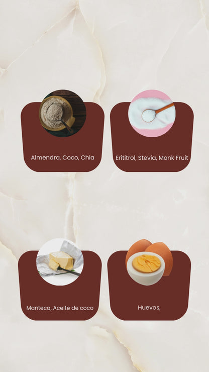 Tentaciones Keto: Pastelería Técnica Low Carb