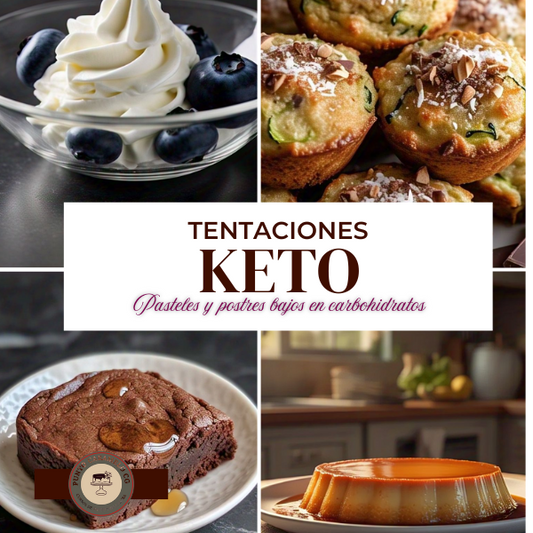 Tentaciones keto: Pasteles y postres bajos en carbohidratos